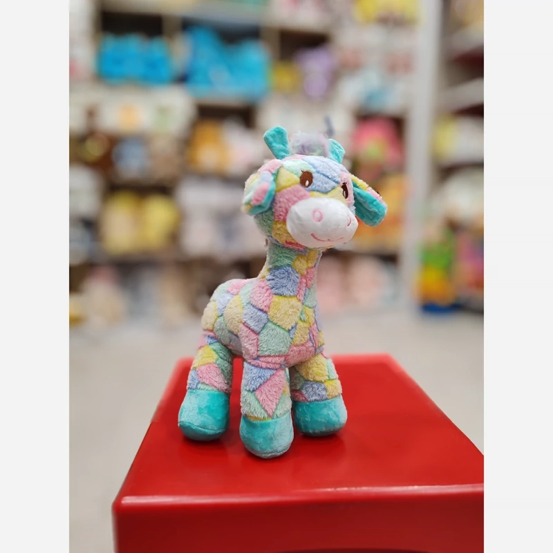 5iydXL8TpWw7Mv0s4UoBIBUiN2j6AvVpBMxJPe4wkCPXSg95AF.jpg_800X800X70 عروسک زرافه چهل تیکه پولیشی سایز 2وارداتی - تصویر 1