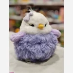 عروسک پنگوئن دختر پاپیون دار بنفش وارداتی
