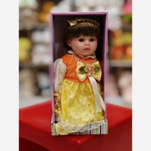 عروسک دختر موزیکال وارداتی لباس فوق العاده