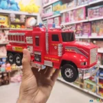 اسباب بازی ماشین آتش نشانی درج قدرتی سلفونی ابعاد 25در10 سانت - تصویر 5