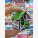 تراش کلبه چوبی ام دی اف درپوش دار AL - تصویر 2