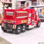 اسباب بازی ماشین آتش نشانی درج قدرتی سلفونی ابعاد 25در10 سانت - تصویر 6