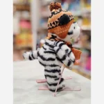 عروسک پولیشی ببر اسکیت سوار کلاه دار وارداتی - تصویر 7