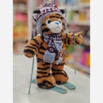 عروسک پولیشی ببر اسکیت سوار کلاه دار وارداتی - تصویر 8