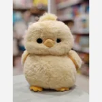 عروسک جوجه همبرگری پولیشی چشم تیله ای وارداتی سایز2