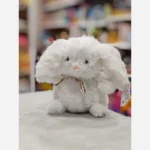 عروسک خرگوش گوش شنی درجه یک وارداتی پاپیون دار
