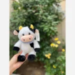 عروسک پولیش گاو دستمال گردنی وارداتی - تصویر 2