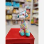 عروسک زرافه چهل تیکه پولیشی سایز 2وارداتی - تصویر 4