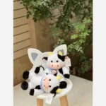 عروسک پولیش گاو دستمال گردنی وارداتی