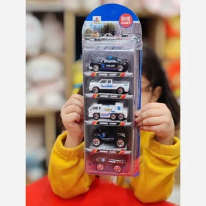 اسباب بازی پک 5 عددی ماشین فلزی وارداتی