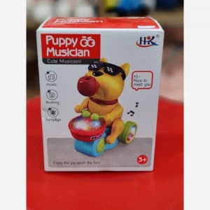 اسباب بازی سگ طبل زن موزیکال وارداتی کیفیت عالی
