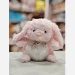 عروسک خرگوش گوش شنی درجه یک وارداتی پاپیون دار - تصویر 7