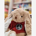 عروسک خرگوش لباس بنز بافتنی وارداتی درجه یک - تصویر 2