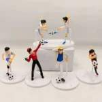 فیگور انیمه Captain Tsubasa ست 6 مدل ارتفاع 8 تا 10 سانت