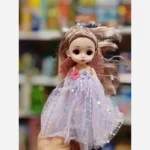 عروسک چشم تیله ای دختر فرشته ای بالدار آویزی - تصویر 6