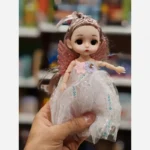 عروسک چشم تیله ای دختر فرشته ای بالدار آویزی