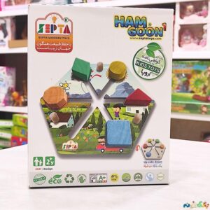 اسباب بازی آموزشی چوبی  همگون تولید شرکت سپتا دو سال به بالا