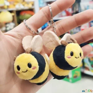 جاکلیدی عروسک پولیشی زنبور شرکت COOKIE DOLLS ابعاد 6 در 3 سانت