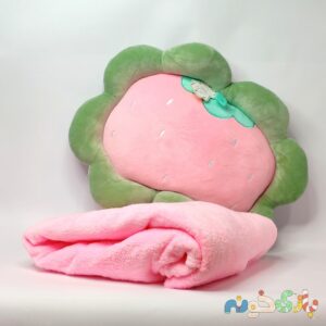 عروسک بالشت پتو دار طرح گل وارداتی